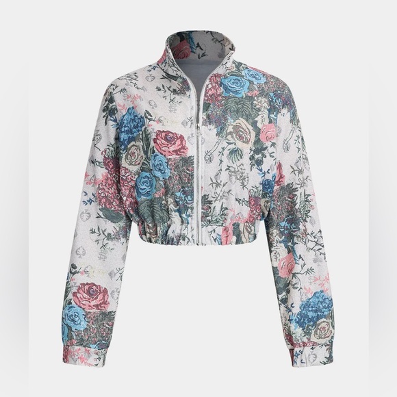 Elegant Floral Women's Wide Leg two piece set ( Never worn) - Picture 2 of 4